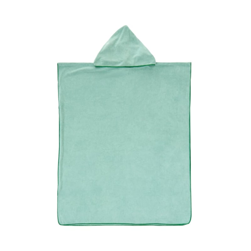 Soft Green Quick Dry Microfibre Hooded Beach Towel