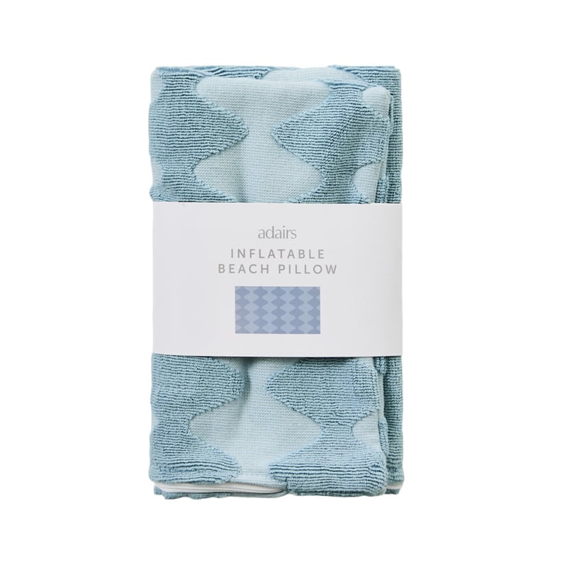 Chambray Blue Inflatable Beach Pillow