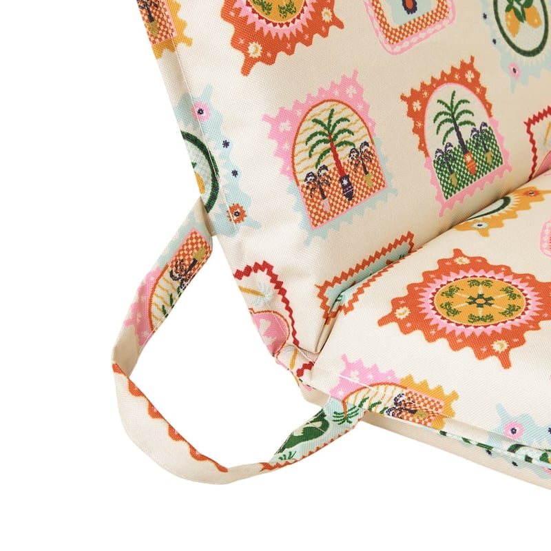 Holiday Stamp Multi Padded Canvas Beach Chair