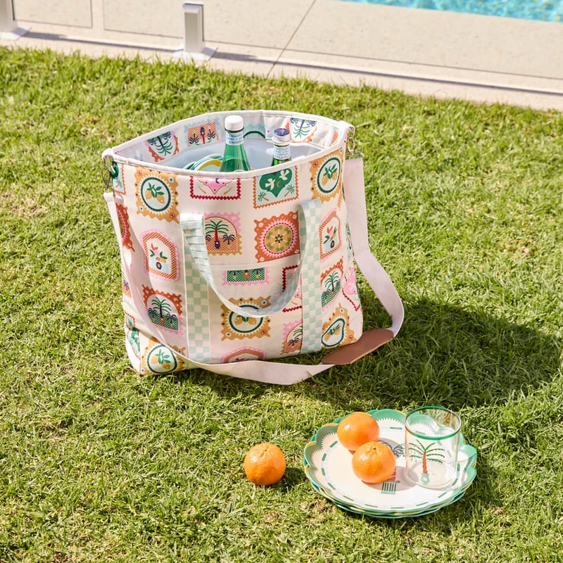 Large Holiday Stamp Multi Beach Cooler Bag