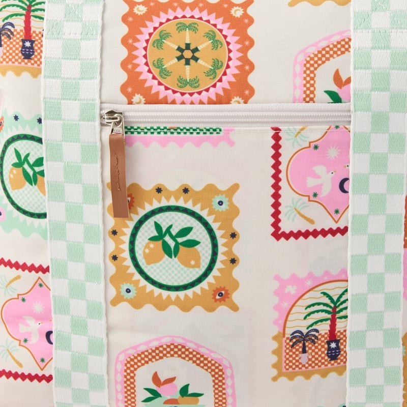 Large Holiday Stamp Multi Beach Cooler Bag