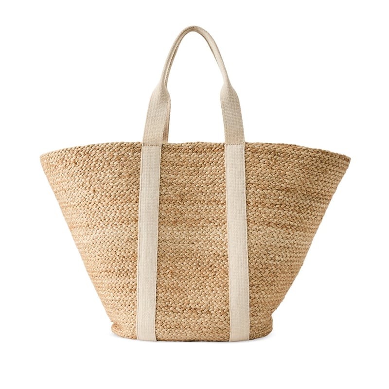 Jute Natural & Cream Beach Bag
