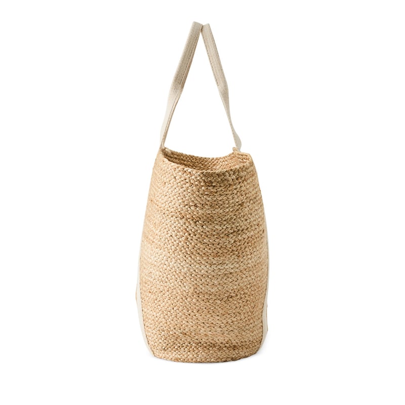 Jute Natural & Cream Beach Bag