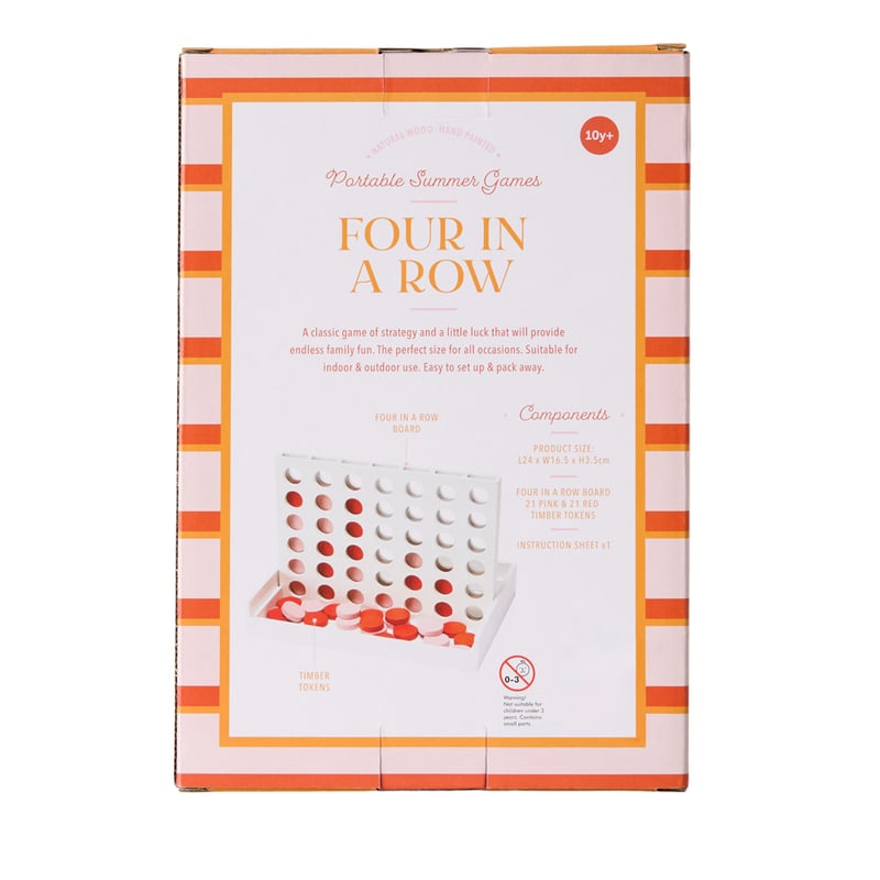 Four in a Row Summer Game