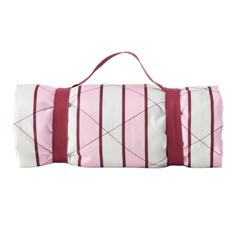 Pinks Stripe Cabana Umbrella Picnic Rug
