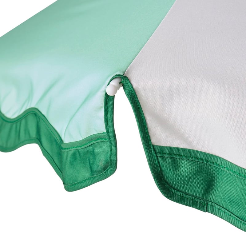 Aqua & Natural Beach Umbrella