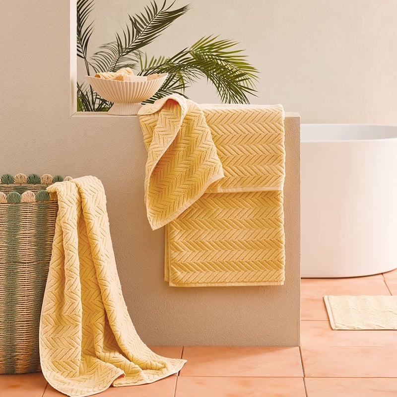 Mimosa Textured Corn Bath Mat