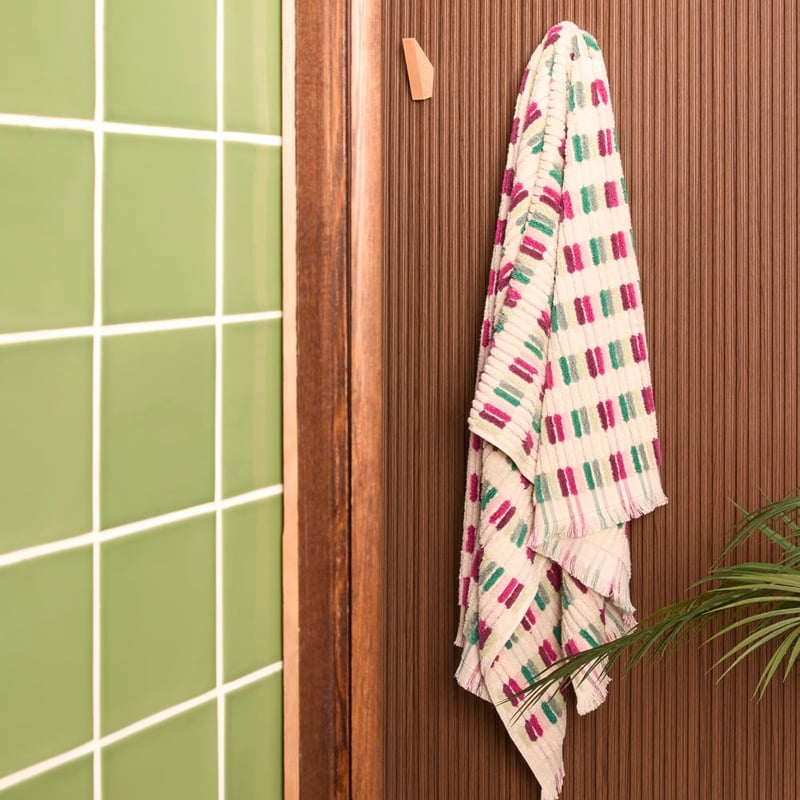 European Willow Magenta Multi Turkish Cotton Towel Range