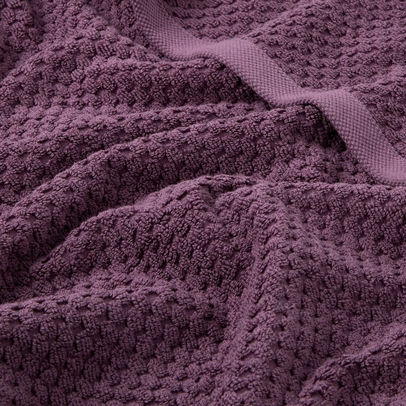 Morgan Black Plum Towel Range 