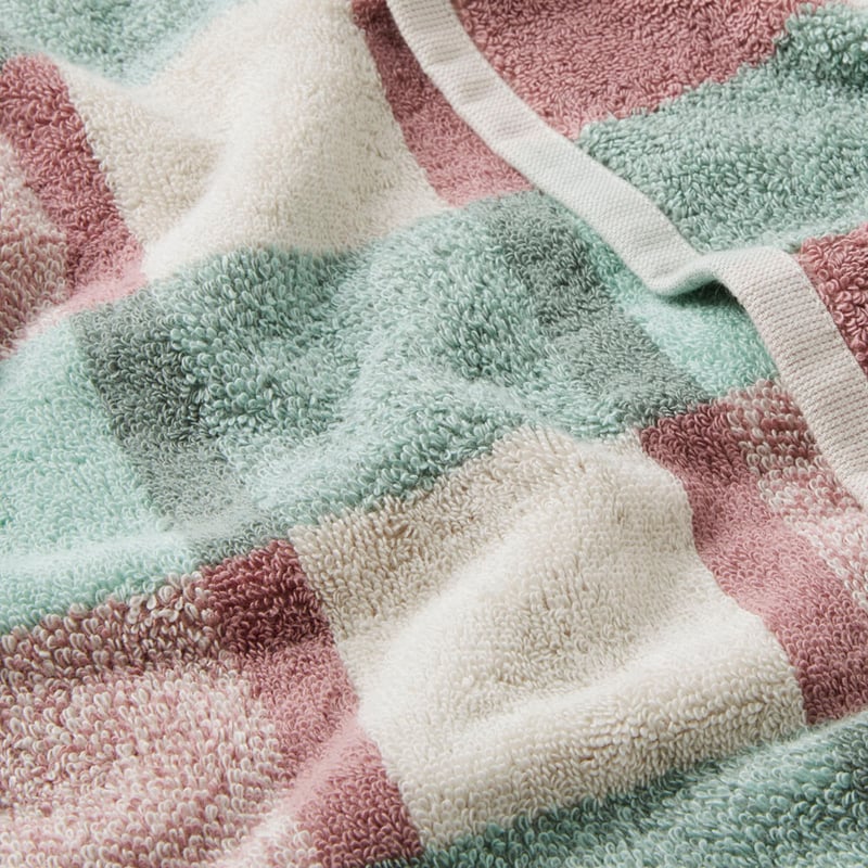 Wentworth Seafoam Multi Check Towel Range