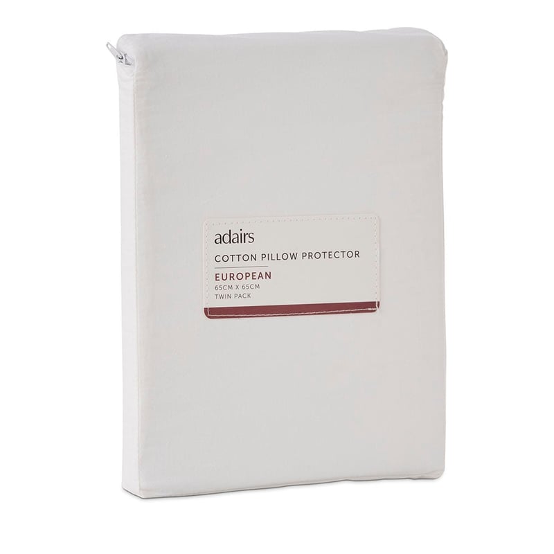 Cotton Pillow Protectors Twin Pack