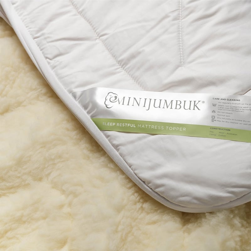 Sleep Restful Wool Mattress Topper