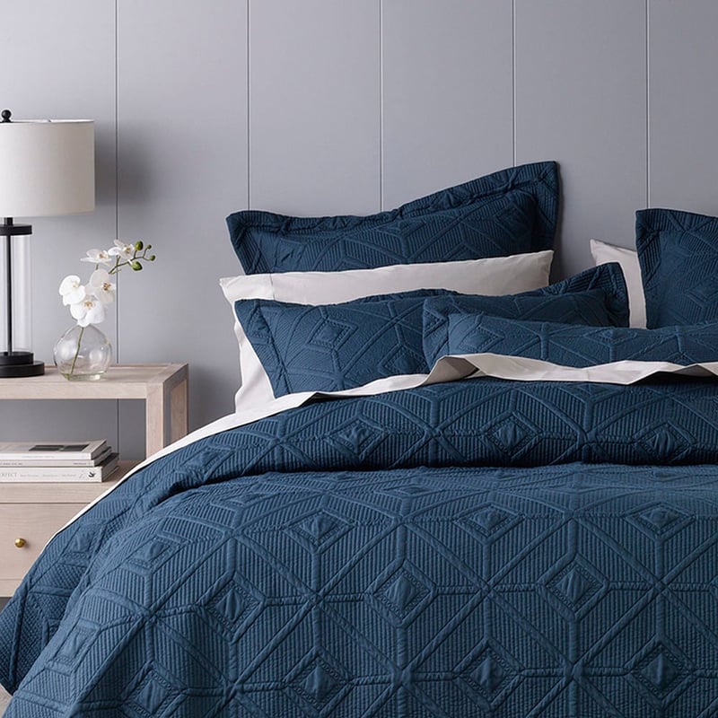 Kazimir Navy Coverlet Set + Separates
