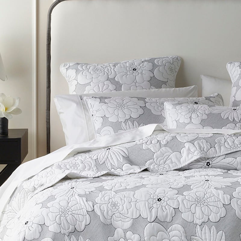 Leona White Bedspread Set Separates