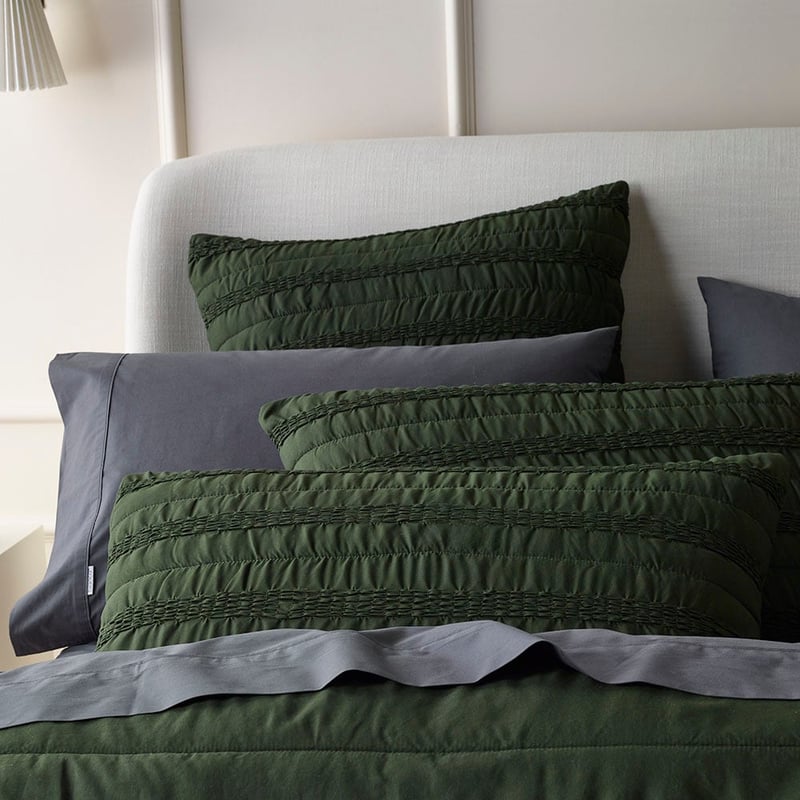 Vienna Green Bedspread Set Separates