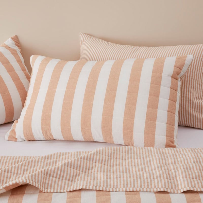 Biscuit Stripe Quilted Coverlet Separates