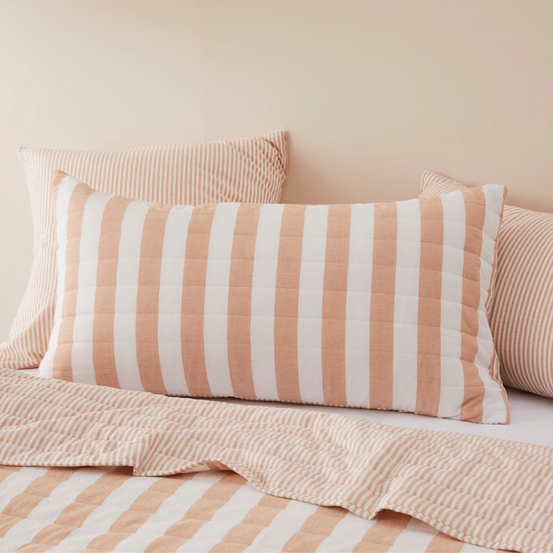 Biscuit Stripe Quilted Coverlet Separates