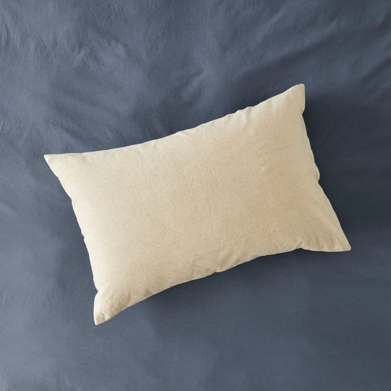 Olsen Linen Cotton Natural & Indigo Quilt Cover Set