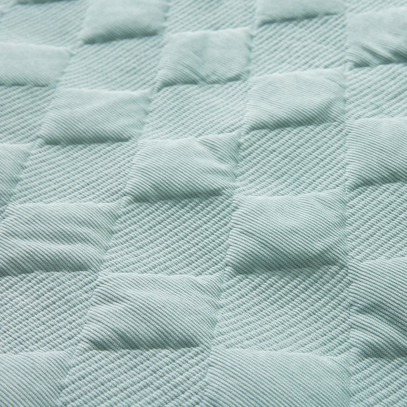 Hugo Sage Quilted Quilt Cover Set