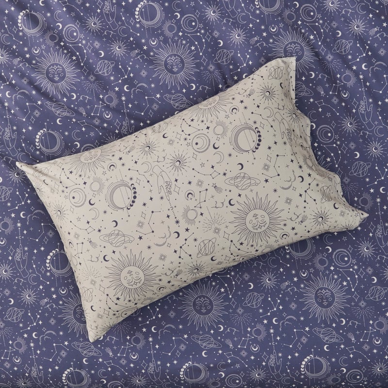 Jupiter Midnight Blue Quilt Cover Set