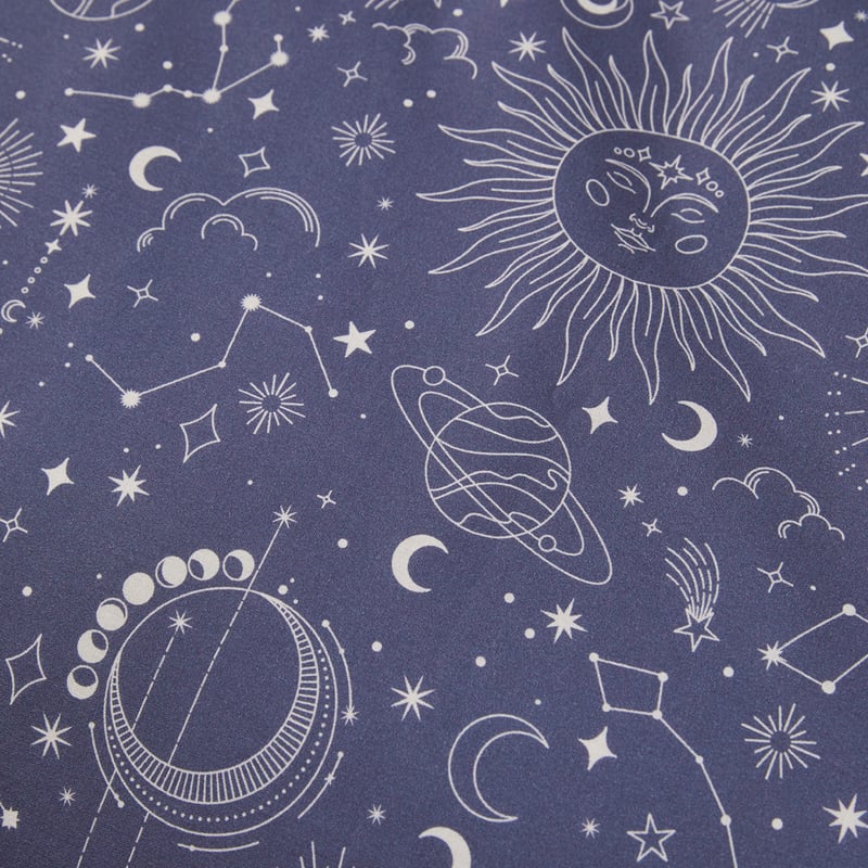 Jupiter Midnight Blue Quilt Cover Set