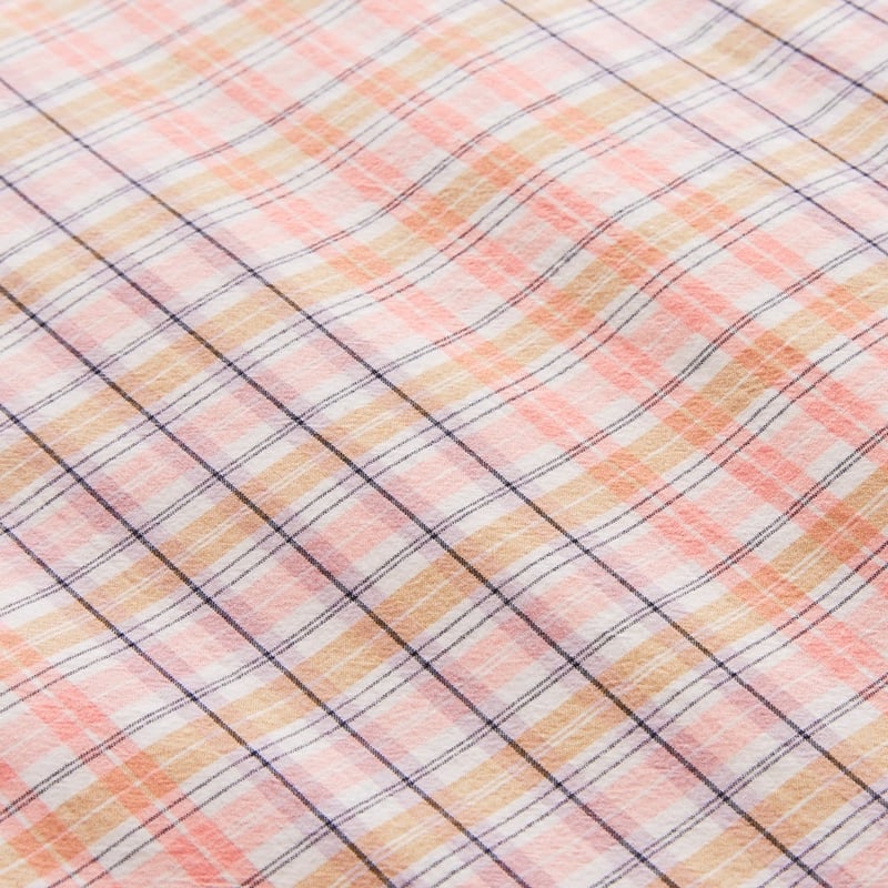 Kaia Check Pink Quilt Cover Set