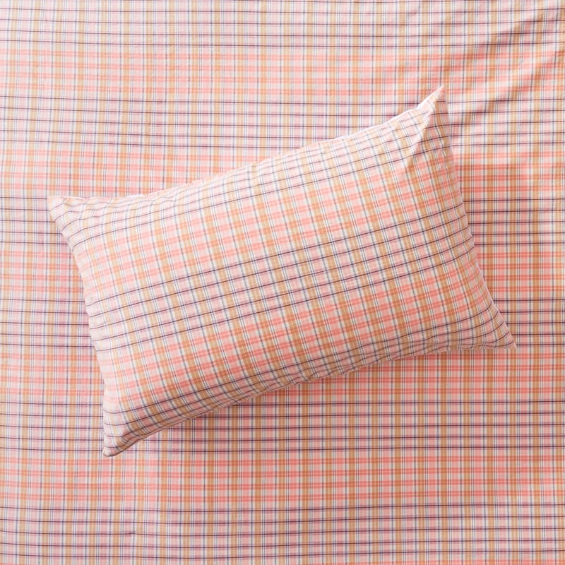 Kaia Check Pink Quilt Cover Set