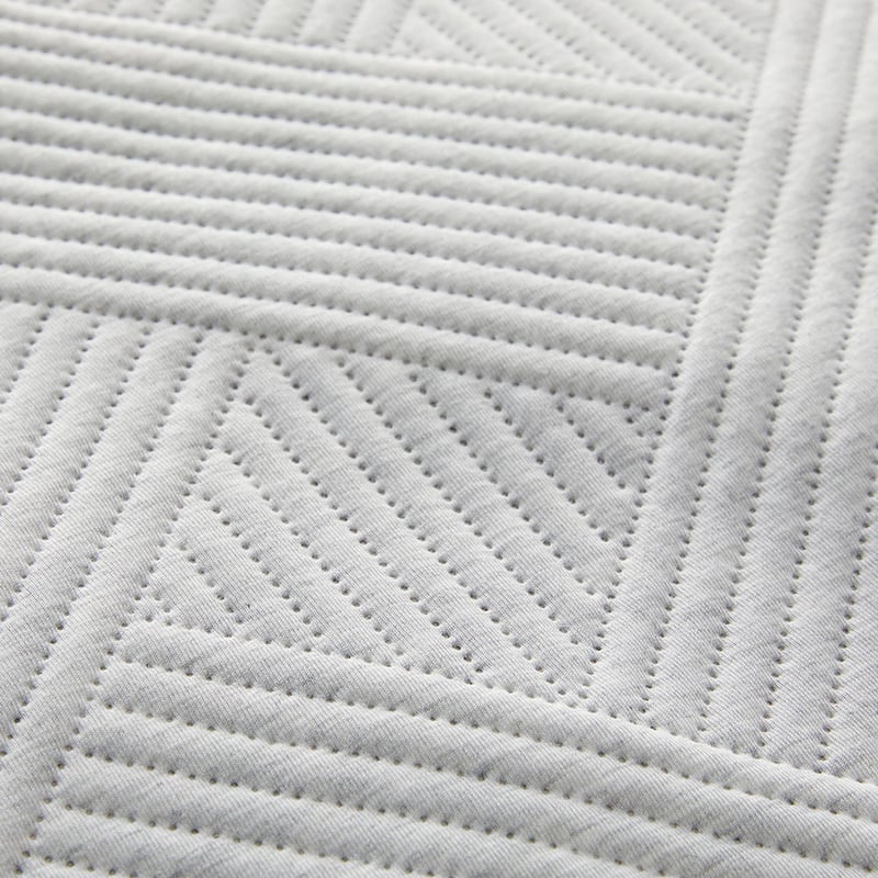 Dax Grey Marle Jersey Quilted Quilt Cover Set