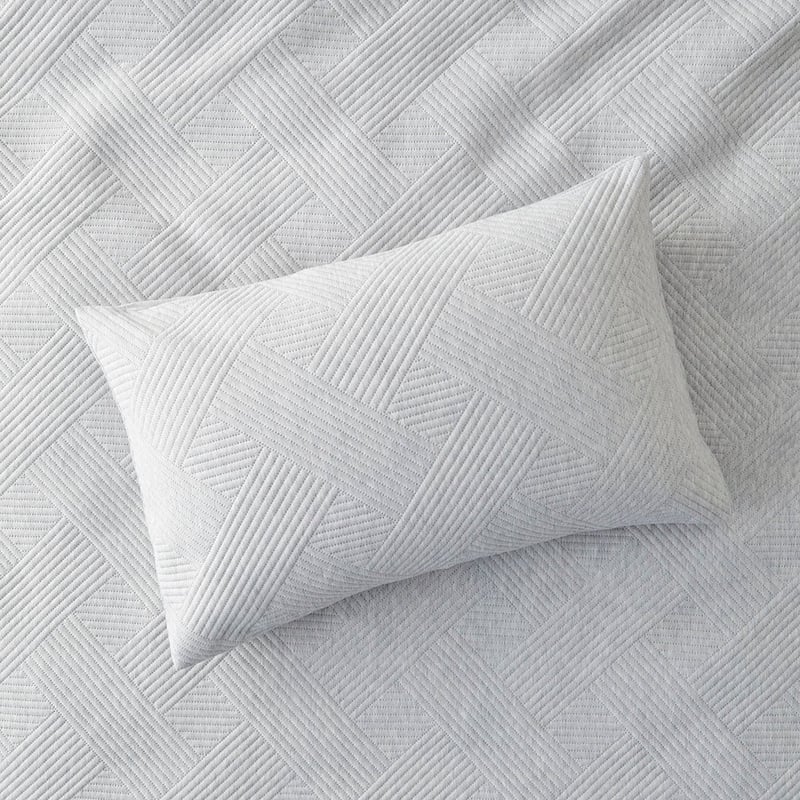 Dax Grey Marle Jersey Quilted Quilt Cover Set