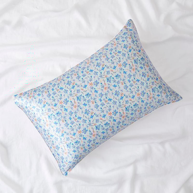 Isla Floral Pure Silk Printed Pillowcase