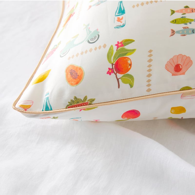 Positano Pure Silk Printed Pillowcase