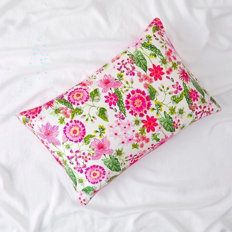 Sofia Floral Pure Silk Printed Pillowcase
