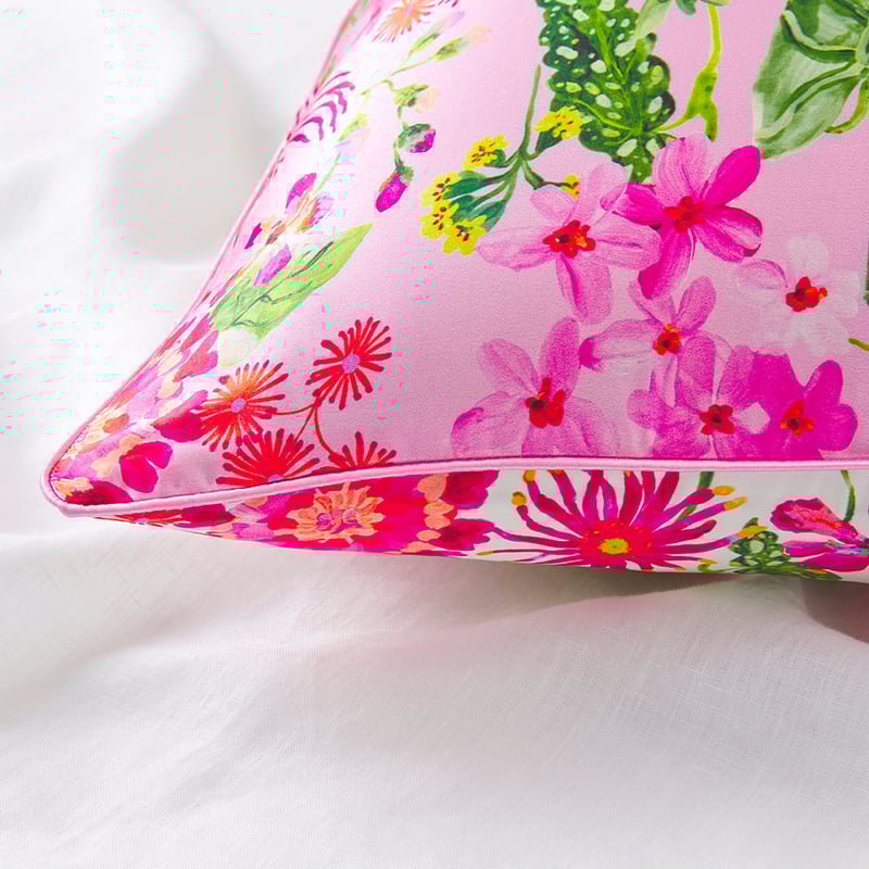 Sofia Floral Pure Silk Printed Pillowcase