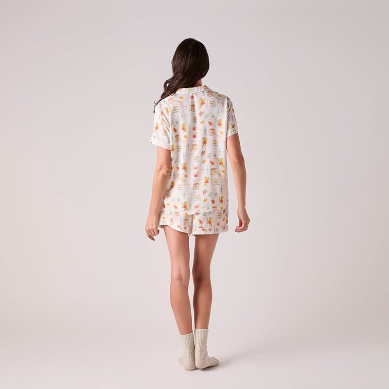 Positano Cream Short Pyjama Set