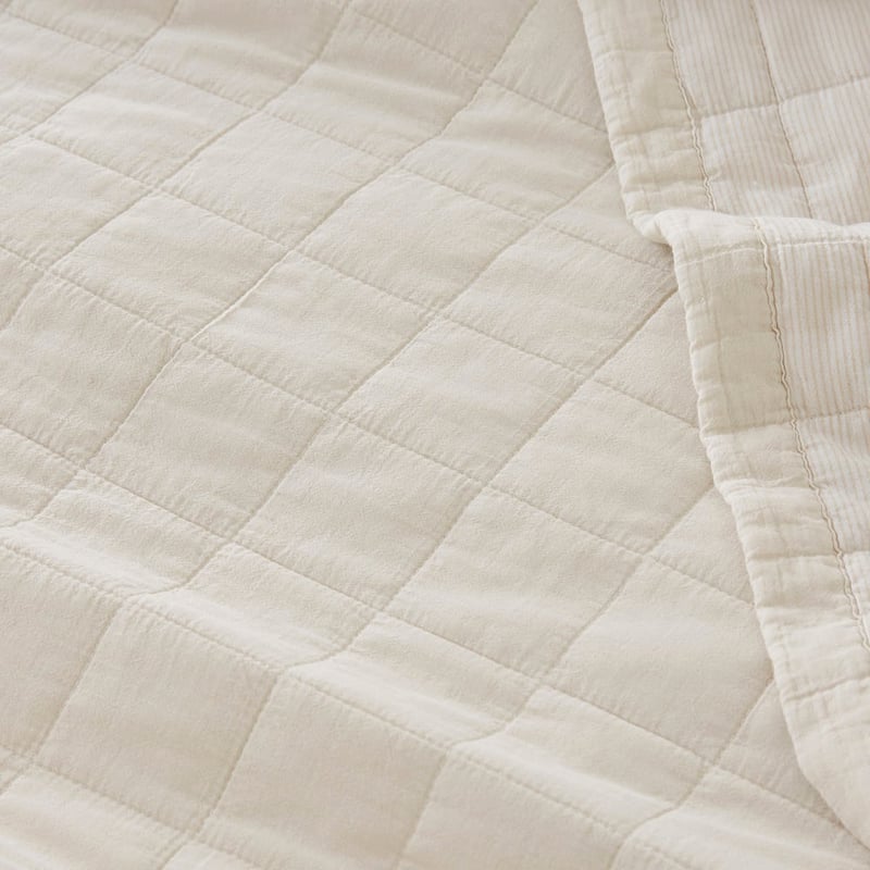 Mosman Sand Quilted Quilt Cover Separates