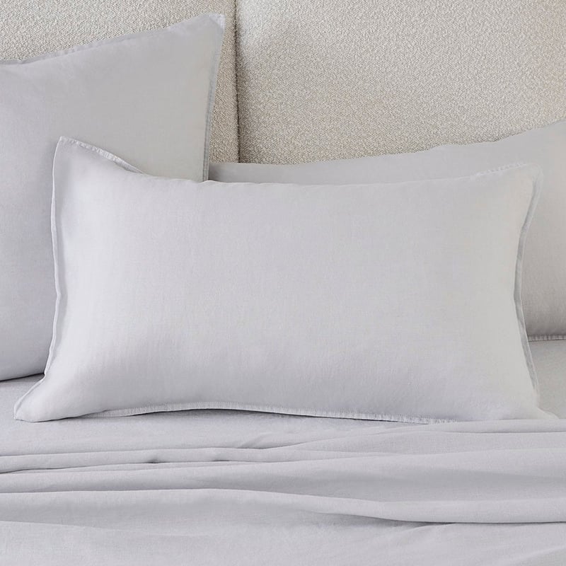 Vintage Washed Linen Glacier Quilt Cover + Separates