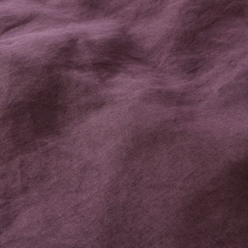 Vintage Washed Linen Plum Quilt Cover + Separates