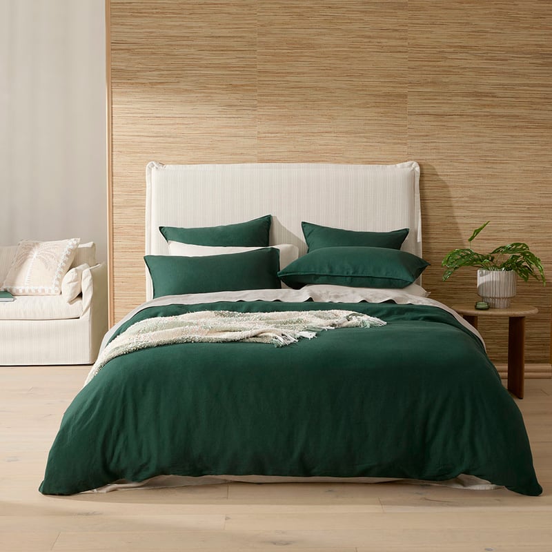 Vintage Washed Linen Balsam Quilt Cover Separates