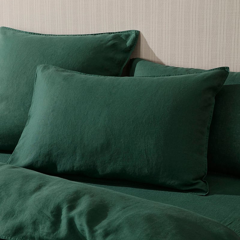 Vintage Washed Linen Balsam Quilt Cover Separates
