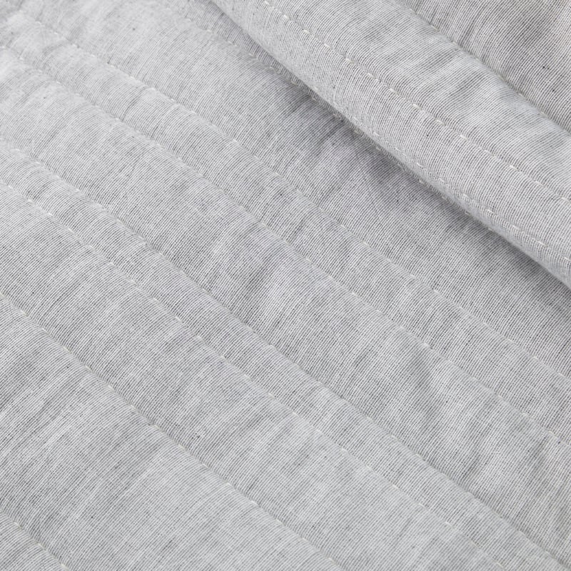 Fraiser Grey Chambray Quilted Quilt Cover Separates