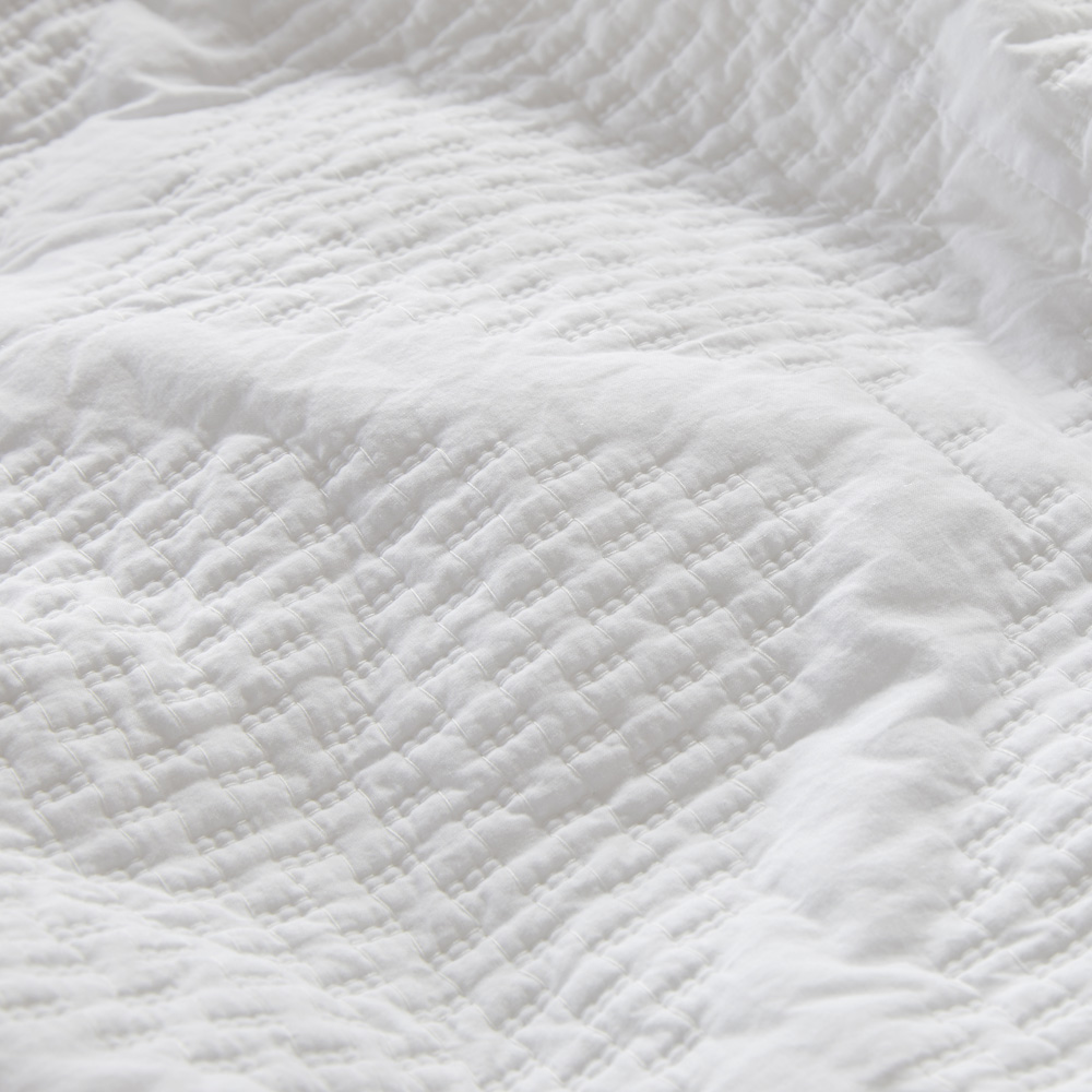 Peyton Off White Quilted Quilt Cover Separates