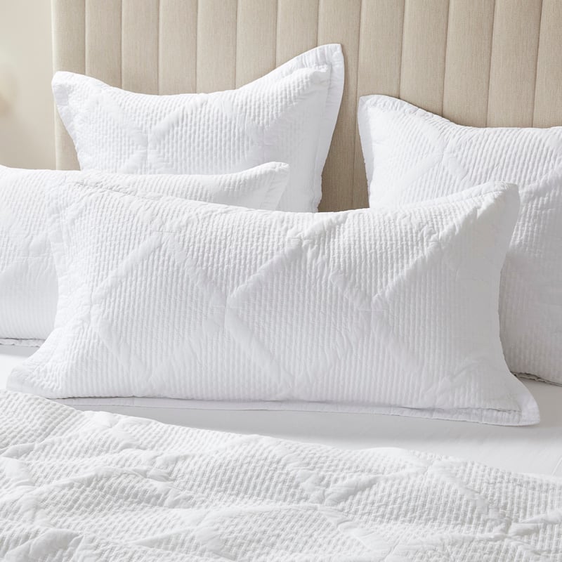 Peyton Off White Quilted Quilt Cover Separates