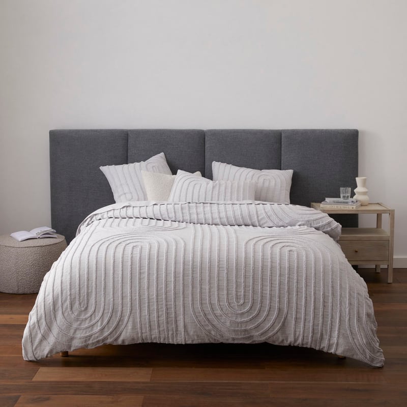 Kori Dove Tufted Quilt Cover Separates