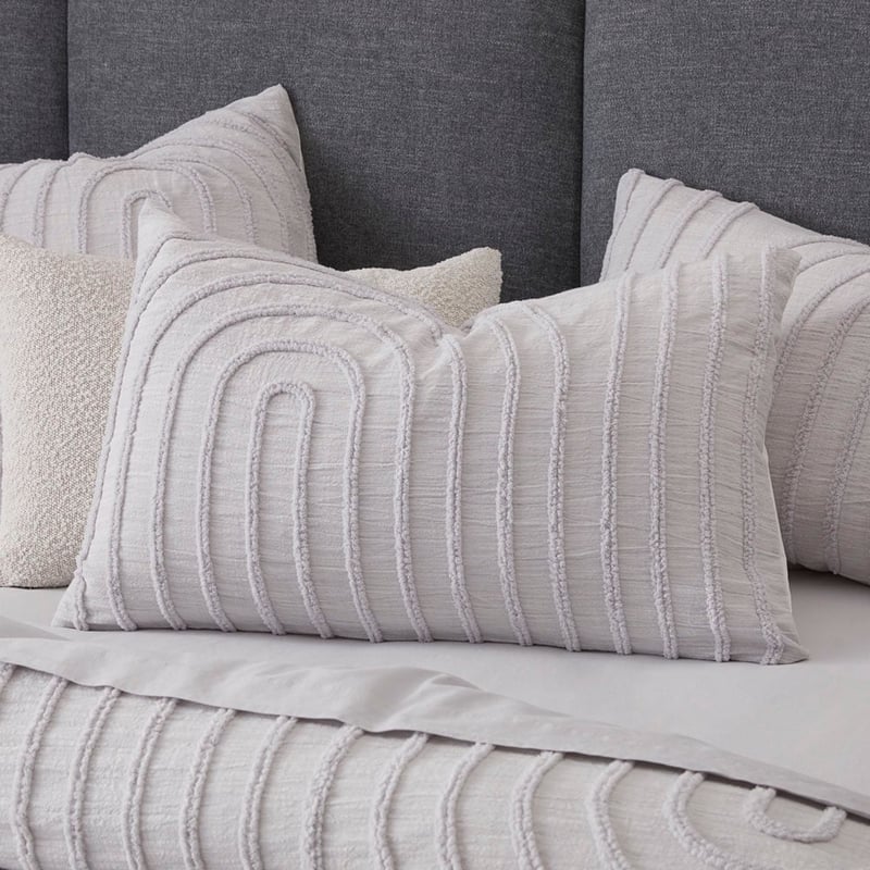 Kori Dove Tufted Quilt Cover Separates