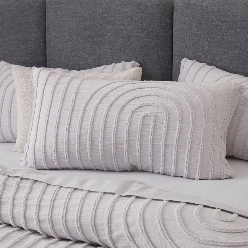 Kori Dove Tufted Quilt Cover Separates