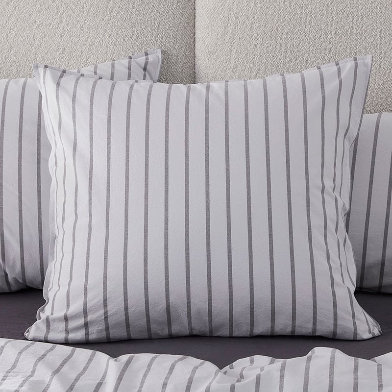 Stonewashed Cotton Cloud Stripe Quilt Cover Separates