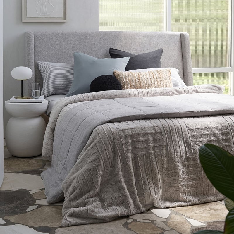 Stonewashed Cotton Cloud Stripe Quilt Cover Separates