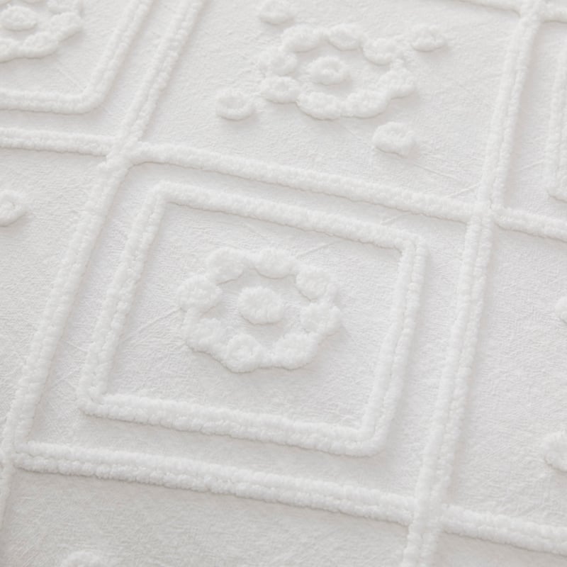 Anastasia White Tufted Quilt Cover Separates