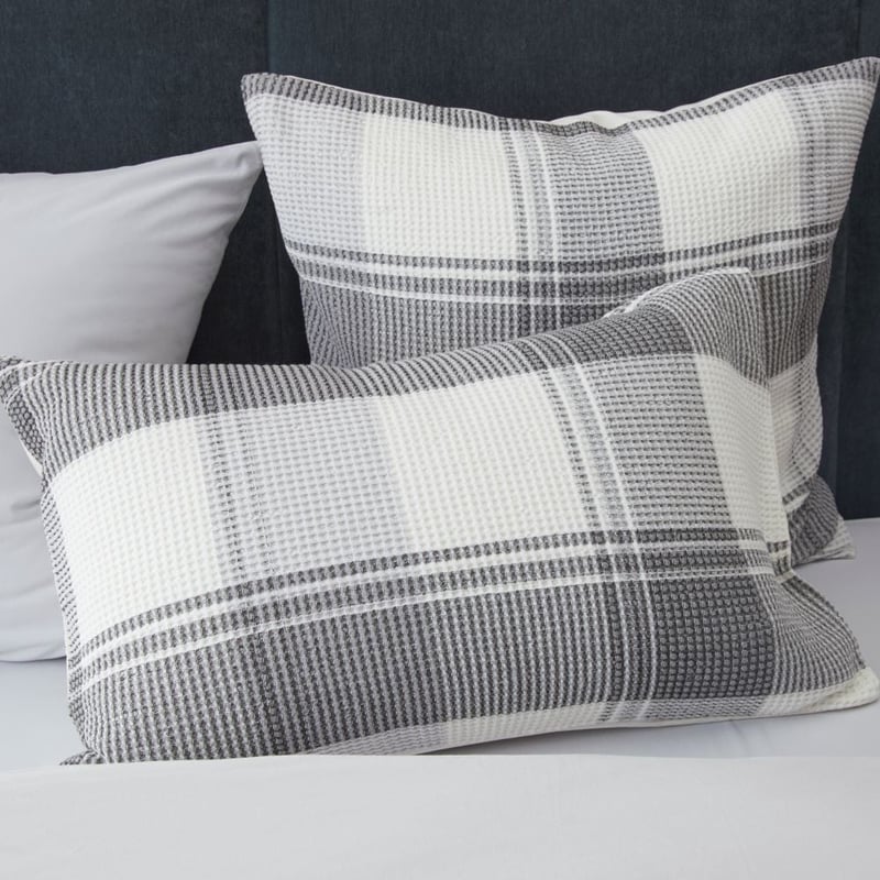 Perry Steel Waffle Pillowcases