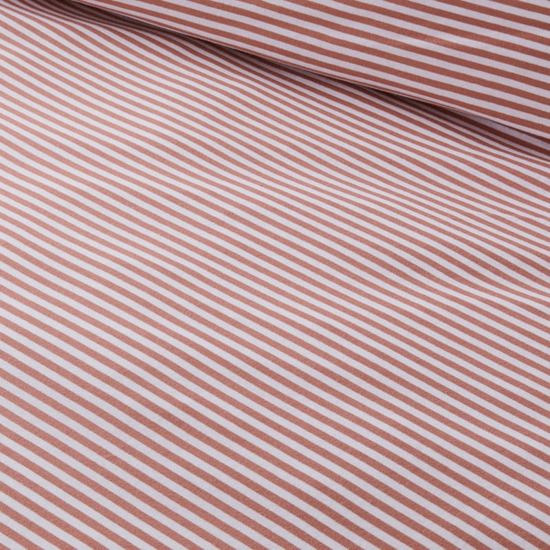 Ultra Soft Jersey Clay Stripe Quilt Cover Separates